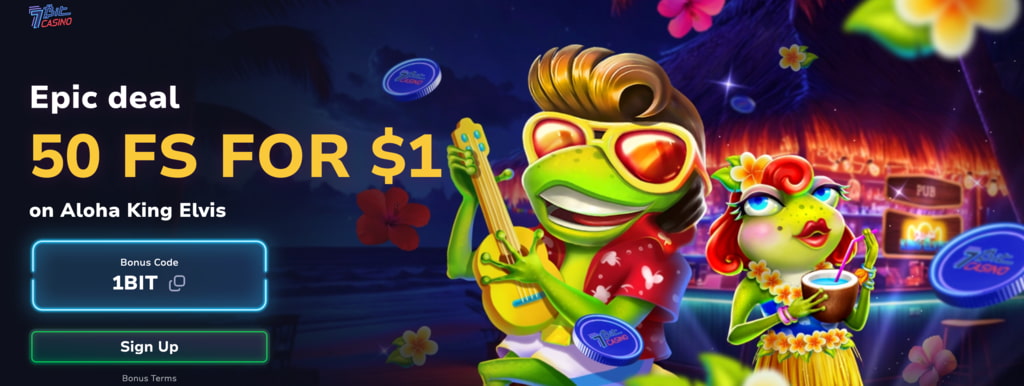 7bit Casino — Crypto Gaming with 9,000+ Games bonus banner