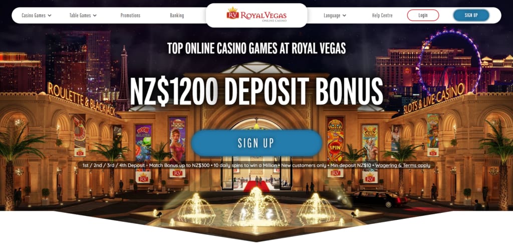 Royal Vegas Casino — Live Dealer Excellence bonus banner