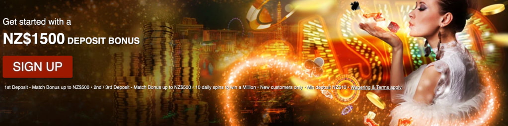All Slots Casino — Pokies-First with 100 Spins for NZ$1 bonus banner